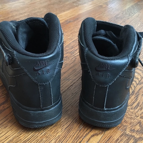 Nike Air AF-1 82 black size 6Y/M, 8W velcro rare - Picture 3 of 4